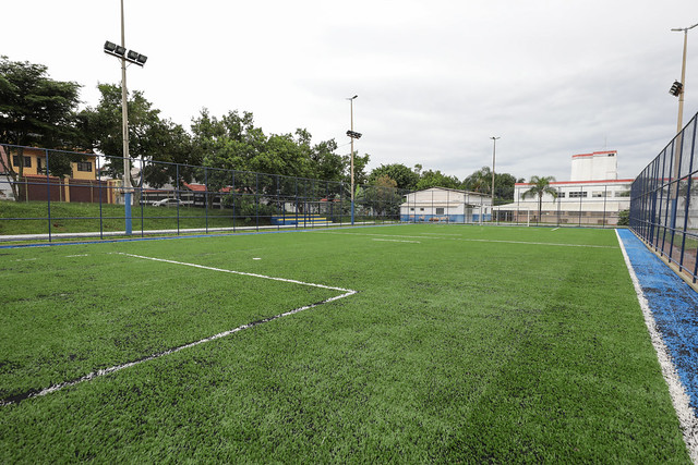 03/02/2024 - Novo campo sintético do Riacho Fundo recebe 2 mil pessoas por mês