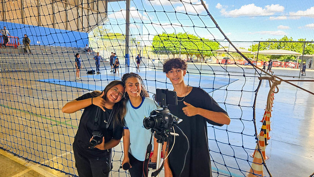 01/06/2024 - Equipe formada apenas por alunos assume transmissões de jogos em escola do DF