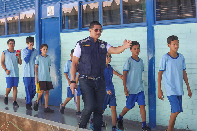 07/09/2025 - Escolas de gestão compartilhada cívico-militares alcançam mais de 98% de aprovação no DF
