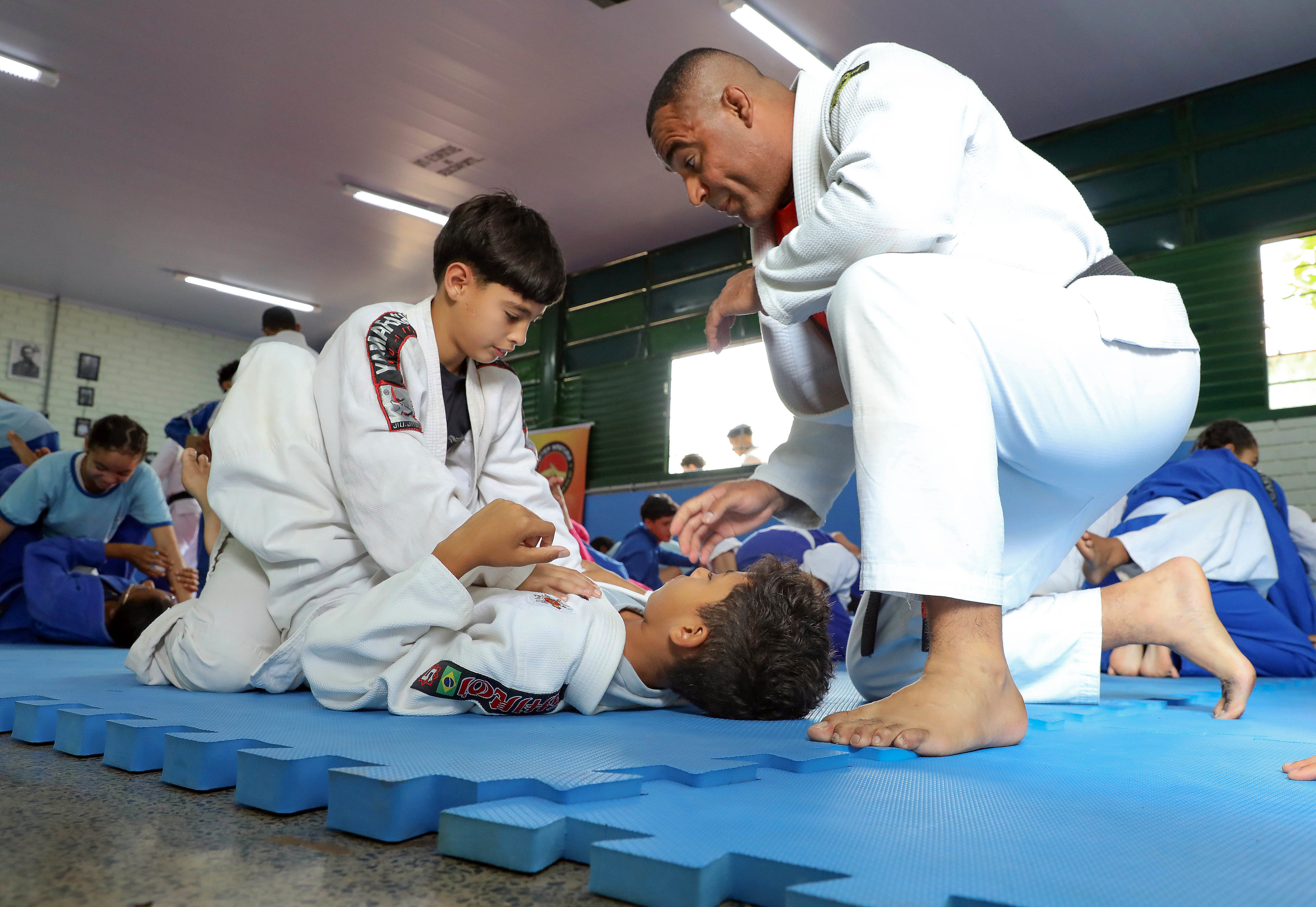 27/09/2025 - Mais esporte, menos ansiedade: projeto implementa artes marciais em escolas cívico-militares do DF